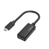 Преходник USB Type-C мъжко - HDMI женско Ultra HD 4K Черен Hama 200315